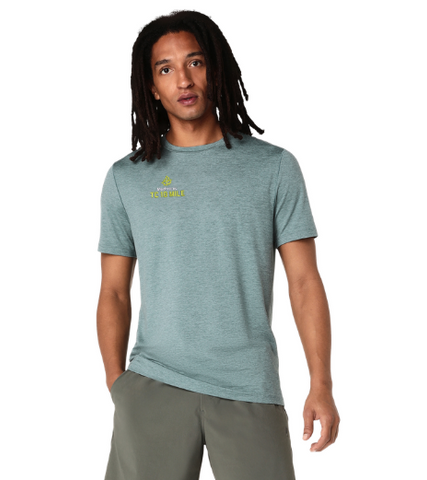 ASICS 2026 10-Mile Refined Texture SS - Men's (Foggy Teal Heather)