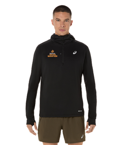 ASICS 2026 Marathon Road Winter LS Hoodie - Men's (Performance Black)