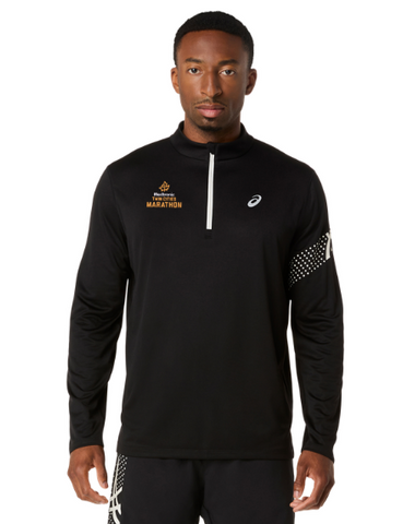 ASICS 2026 Marathon Icon LS 1/2 Zip - Men's (Performance Black)