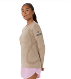 ASICS Marathon Road Seamless LS Top - Women's (Griege)