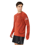 ASICS 2026 Marathon Road Seamless LS - Men's (Singed Red)