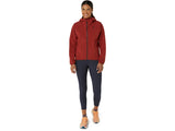 Asics Marathon MetaRun Waterproof Jacket - Deep Red (Women's Sizing)