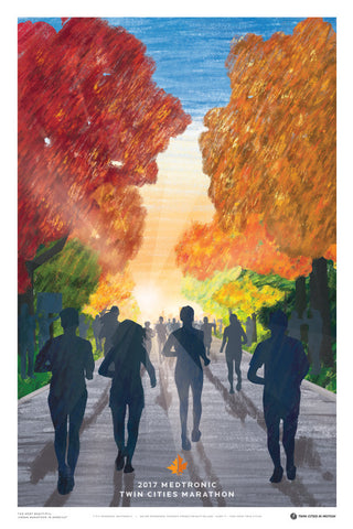 2017 Medtronic Twin Cities Marathon Weekend Poster