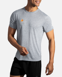 Brooks TCM Distance Short Sleeve - Heather Ash (Men's Sizing)