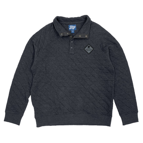 2022 Quilted Fleece Pullover - Midnight (Unisex Sizing)